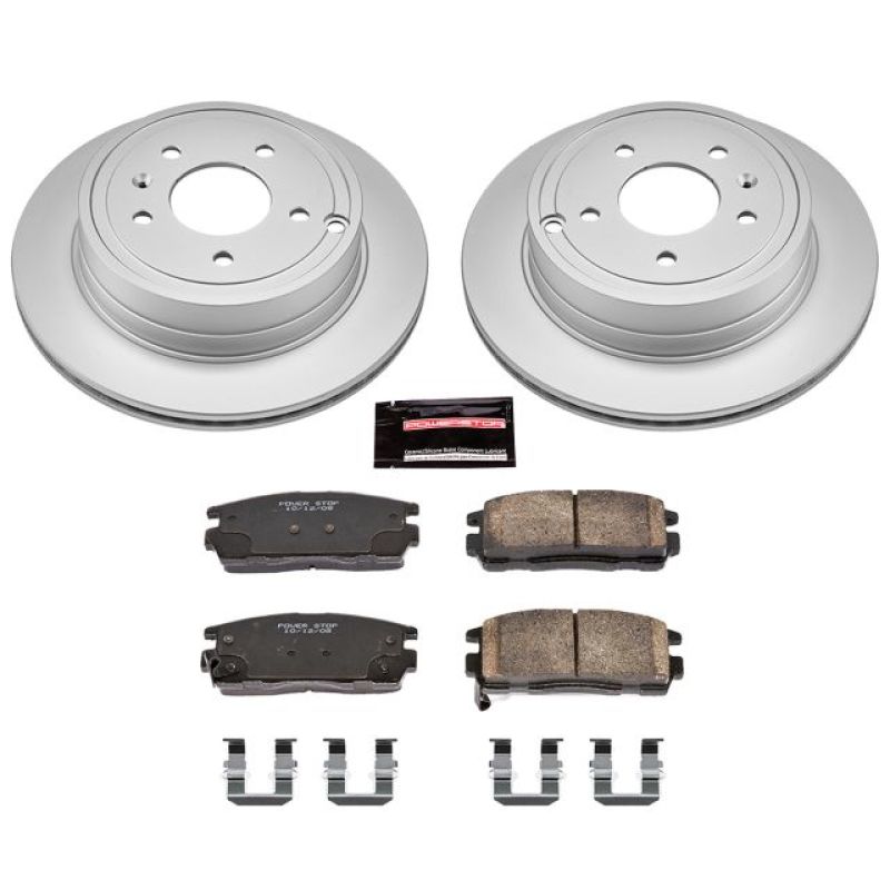 PowerStop Power Stop 12-15 Chevrolet Captiva Sport Rear Z17 Evolution Geomet Coated Brake Kit