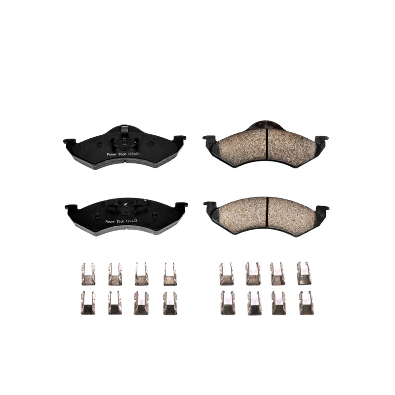 PowerStop Power Stop 00-02 Dodge Dakota Front Z17 Evolution Ceramic Brake Pads w/Hardware