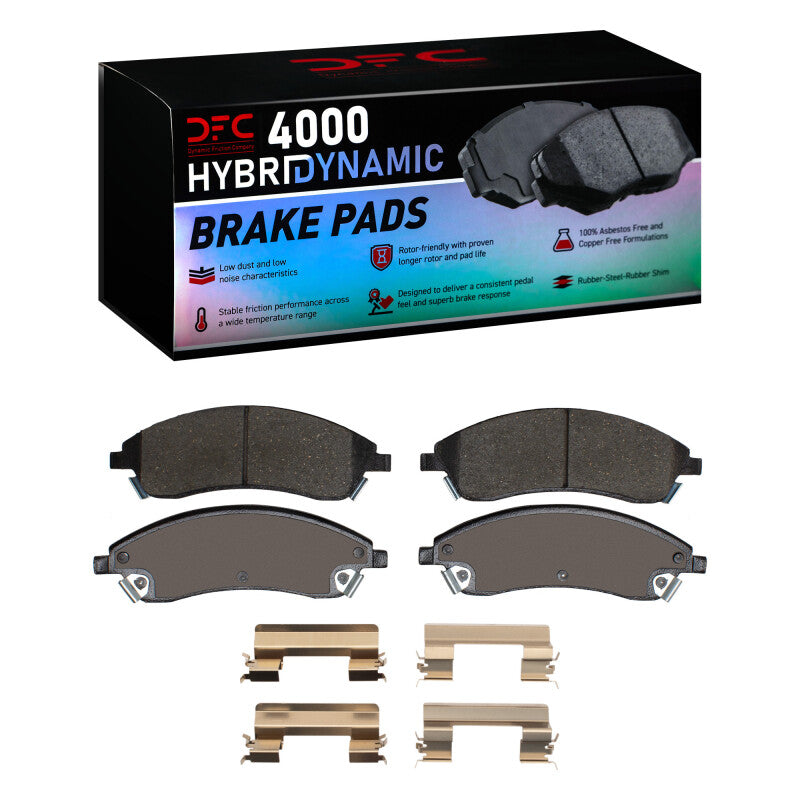 DFC 04-09 Cadillac CTS Front 4000 HybriDynamic Brake Pads and Hardware Kit
