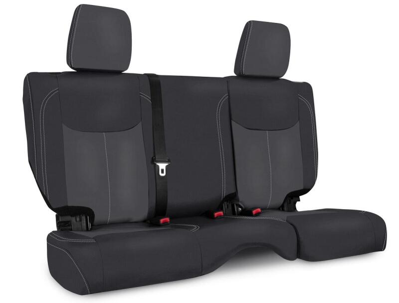PRP Seats PRP 13-18 Jeep Wrangler JKU Rear Seat Cover/4 door - Black/Grey