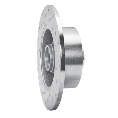 R1 Concepts R1 96-08 Audi A4 (Mexico) Rear Right Drilled & Slotted Silver Brake Rotor