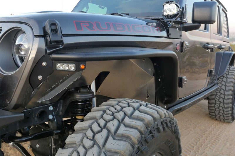 Fabtech 18-21 Jeep JL 4WD Front Steel Tube Fenders
