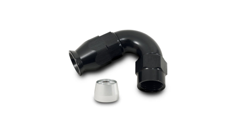 Vibrant -10AN 120 Degree Hose End Fitting for PTFE Lined Hose