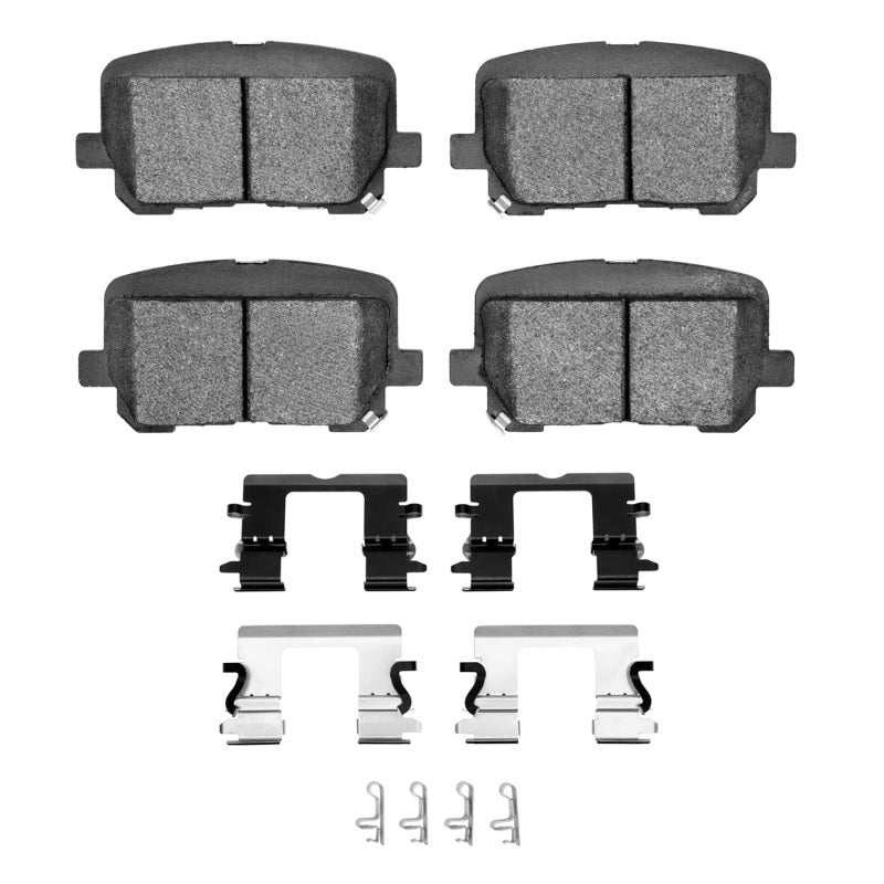 R1 Concepts R1 14-23 Dodge Charger Rear Semi Met Pads & Hardware Kit