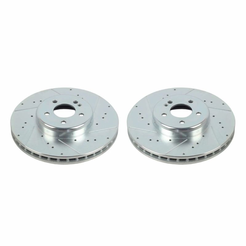 PowerStop Power Stop 16-20 Mercedes-Benz GLC300 Front Evolution Drilled & Slotted Rotors - Pair