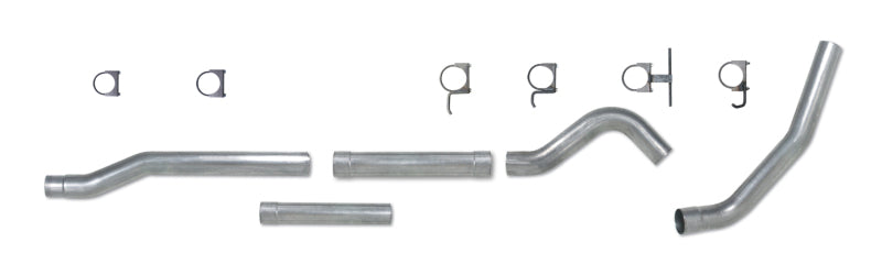 Diamond Eye Performance Diamond Eye KIT 4in Catback MFLR RPLCMENT PIPE SGL AL: 03-07 FORD 6.0L F250/F350 (Extended Cab Only)