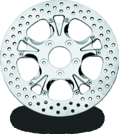 Performance Machine Disc/Carr 11.8 Gatlin Rear - Chrome