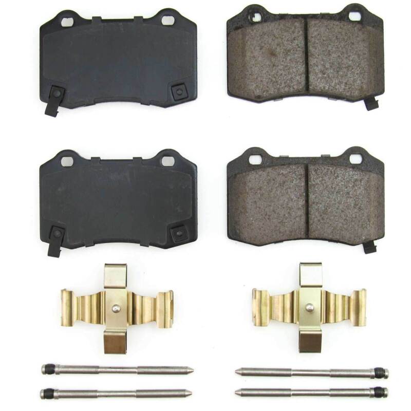PowerStop Power Stop 18-21 Jeep Grand Cherokee Rear Z17 Evolution Ceramic Brake Pads w/Hardware