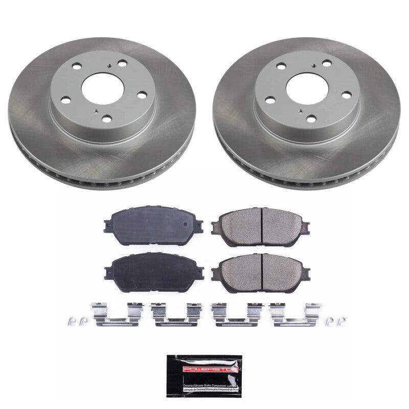 PowerStop Power Stop 05-15 Toyota Tacoma Front Semi-Coated Rotor Kit