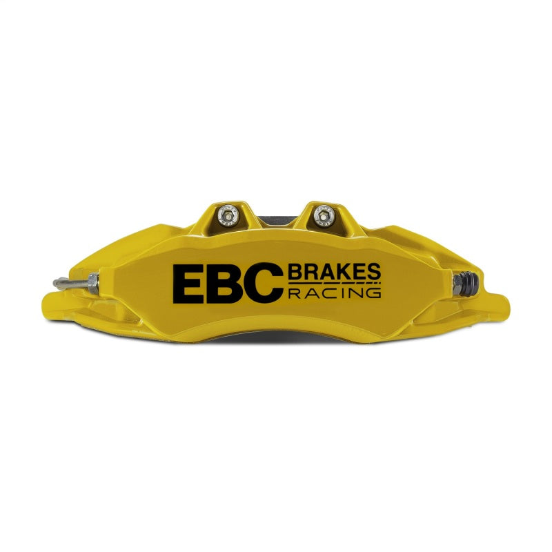 EBC Racing 2019+ Toyota GR Supra Yellow Apollo-6 Calipers 380mm Rotors Front Big Brake Kit