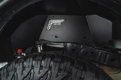 DV8 Offroad DV8 21-25 Ford Bronco Rear Aluminum Inner Fenders - Black
