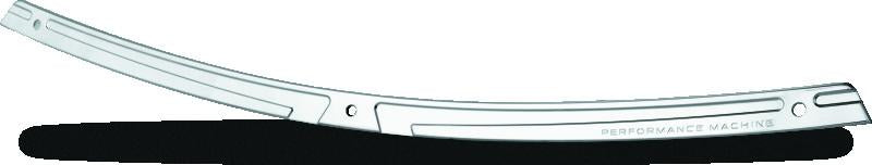Performance Machine Windscreen Trim Assembly Scallop - Chrome