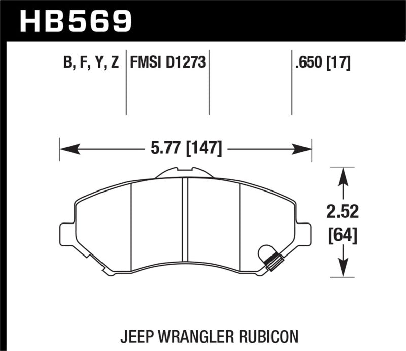 Hawk Performance Hawk LTS Street Brake Pads