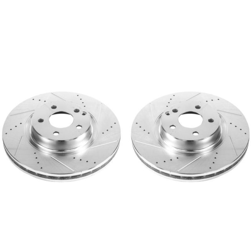 PowerStop Power Stop 07-09 Mercedes-Benz E350 Front Evolution Drilled & Slotted Rotors - Pair