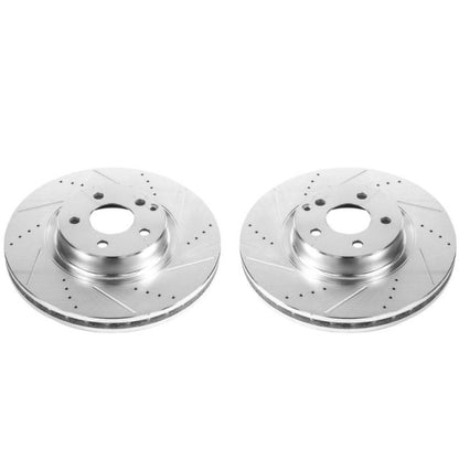PowerStop Power Stop 07-09 Mercedes-Benz E350 Front Evolution Drilled & Slotted Rotors - Pair