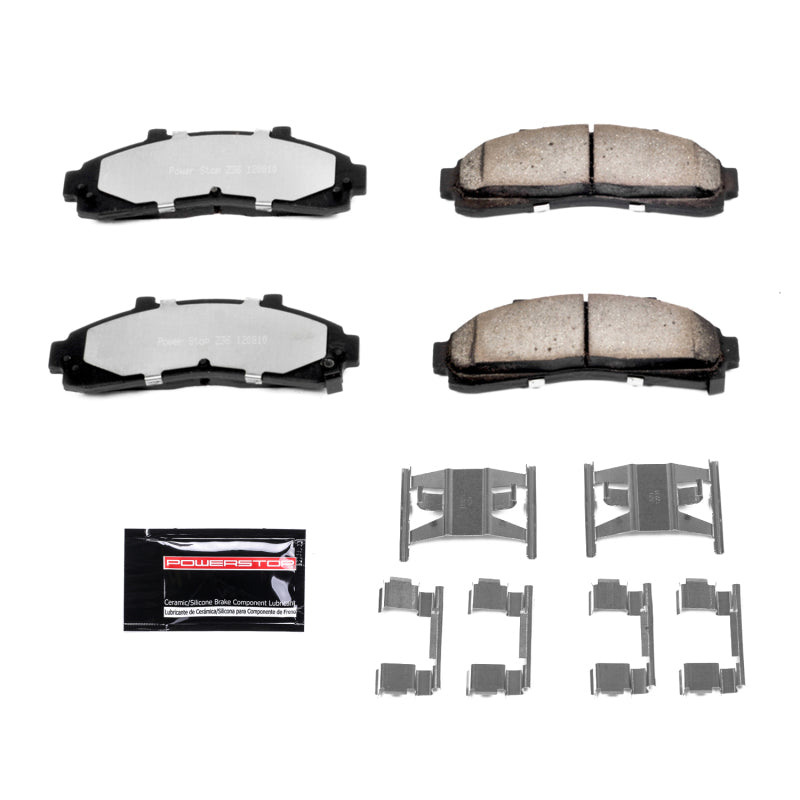 PowerStop Power Stop 95-01 Ford Explorer Front Z36 Truck & Tow Brake Pads w/Hardware