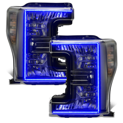 ORACLE Lighting Oracle Ford Superduty 17-19 Dynamic Headlight DRL - ColorSHIFT - Dynamic