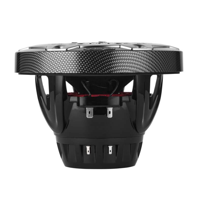 DS18 Hybrid Marine Speaker w/ Driver And RGB LED 6.5in 2-Way 250 Watts RMS 4 ohm Crbn Fiber w/ Cover