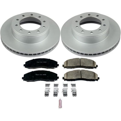 PowerStop Power Stop 2016 Ford F-350 Super Duty Front Z17 Coated Brake Kit