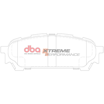 DBA 03-05 Subaru WRX XP650 Rear Brake Pads