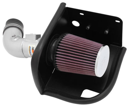 K&N Engineering K&N 11-12 Ford Fiesta 1.6L L4 Silver Typhoon Performance Intake