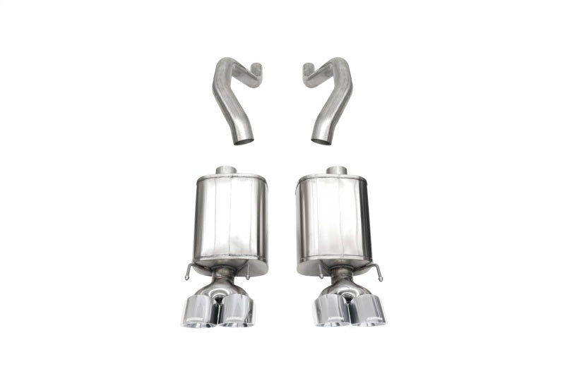 CORSA Performance Corsa 06-13 Chevy Corvette C6 Z06 7.0L / 09-13 ZR1 6.2L Polished Axle-Back Exhaust w/4.5in Twin Tips