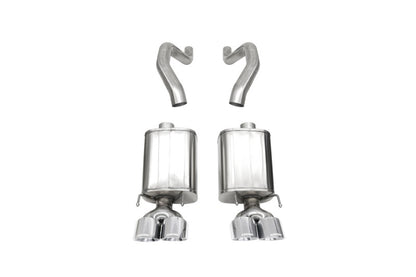 CORSA Performance Corsa 06-13 Chevy Corvette C6 Z06 7.0L / 09-13 ZR1 6.2L Polished Axle-Back Exhaust w/4.5in Twin Tips