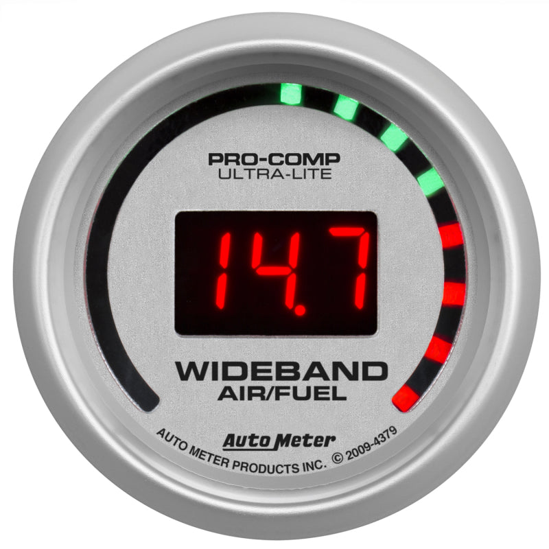 Autometer Ultra-Lite 52mm Digital Wideband Air/Fuel Ratio Street Gauge