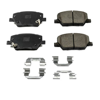 PowerStop Power Stop 16-18 Fiat 500X Front Z17 Evolution Ceramic Brake Pads w/Hardware