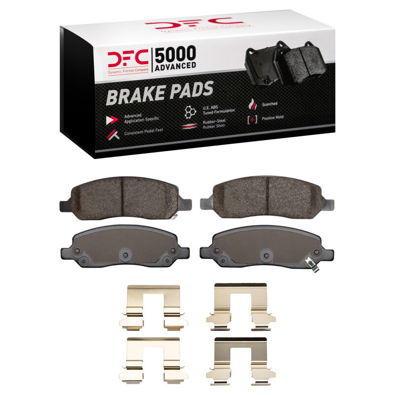 DFC 06-11 Buick Lucerne Rear 5000 Advanced Ceramic Brake Pads and Hardware Kit