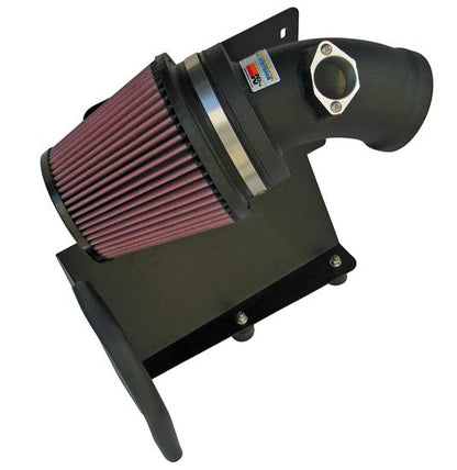 K&N Engineering K&N 01-05 BMW M3 E46 Wrinkle Black Typhoon Short Ram Intake