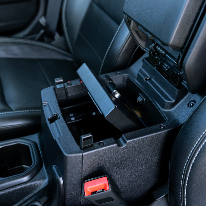 Tuffy Products Tuffy Console Safe W/ Keyed Lock For Jeep Wrangler & Gladiator