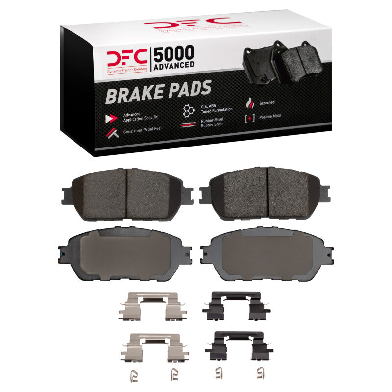 DFC 04-10 Toyota Avalon Front 5000 Advanced Ceramic Brake Pads and Hardware Kit