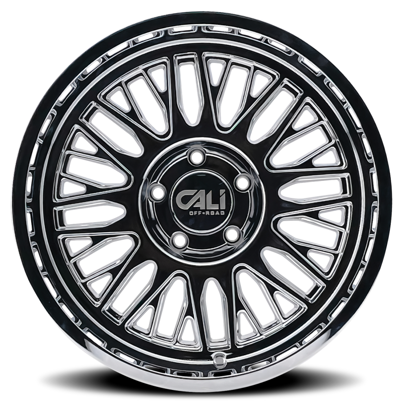 Cali Off-Road 9116 Vertex 20x10 / 5x127 BP / -25mm Offset / 78.1mm Hub Chrome Wheel
