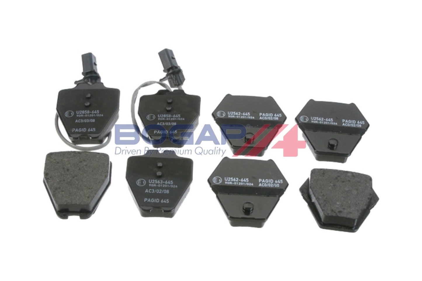 BOGAP A8210172 Brake Pad Set, Disc Brake | ML Performance Car Parts