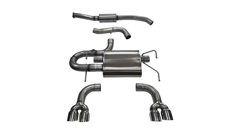 CORSA Performance Corsa 2008-2014 Subaru Impreza Hatchback STI 2.5L Turbo Manual Polished Sport Cat-Back Exhaust