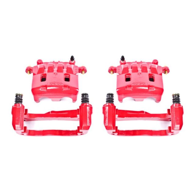 PowerStop Power Stop 05-06 Saab 9-2X Front Red Calipers w/Brackets - Pair