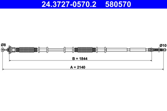 BOSCH 1987477954 Parking Brake Cable Pull
