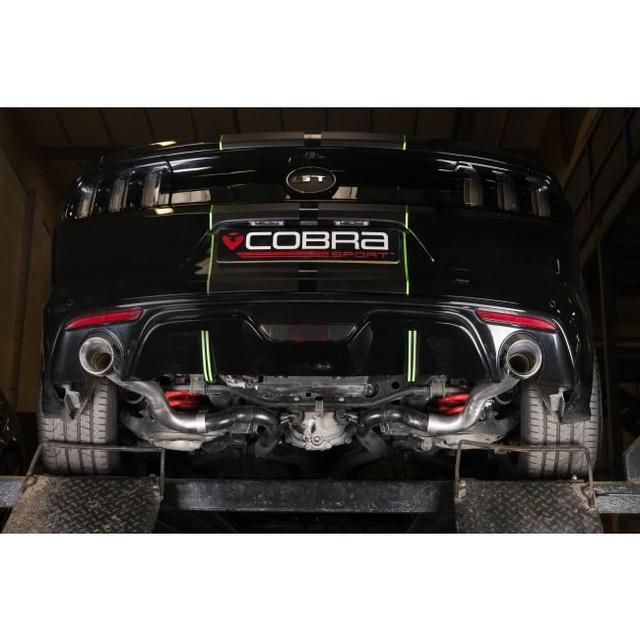 Cobra Exhaust Ford Mustang 5.0 V8 GT Convertible (2015-18) 2.5" Venom Box Delete Axle Back Performance Exhaust