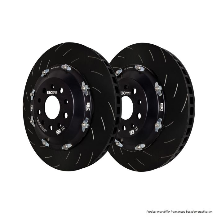 EBC SG2FC2166 SG2FC 2Piece Slotted Brake Discs Front