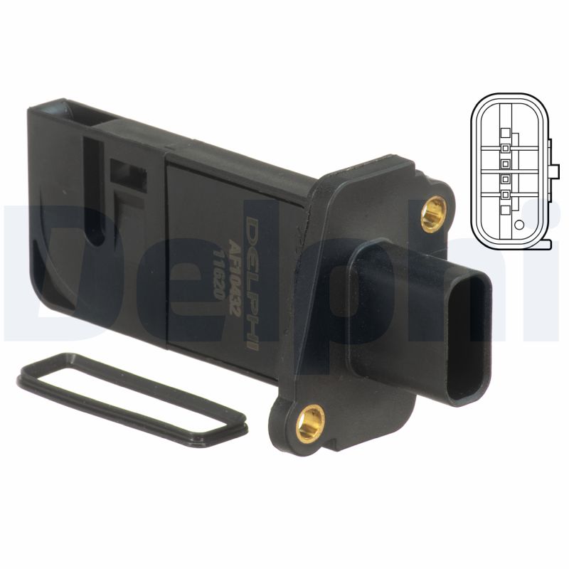 DELPHI AF10432-12B1 Mass Air Flow Sensor