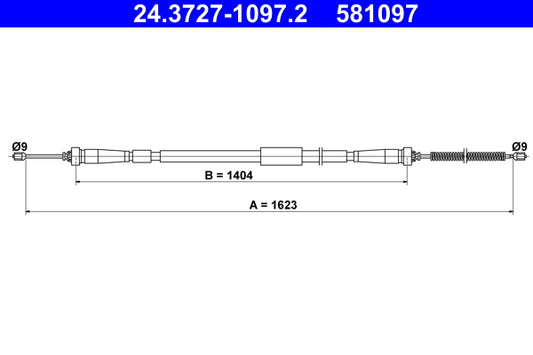 BOSCH 1987482645 Parking Brake Cable Pull