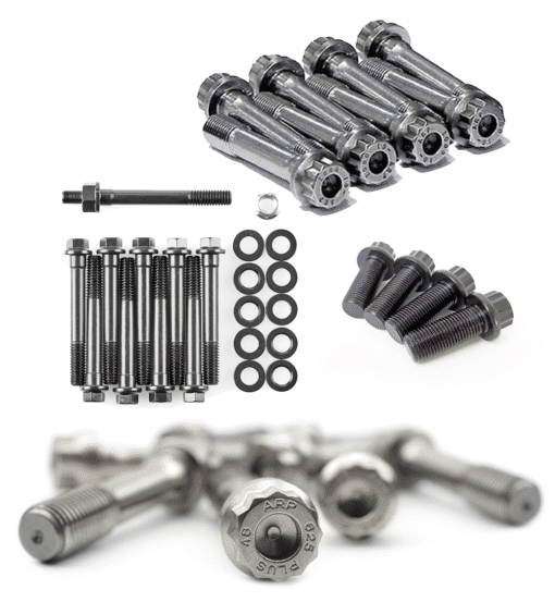 BB Chevy Bowtie Mrln exh hsk - 8 STUDS ONLY | ML Performance Car Parts