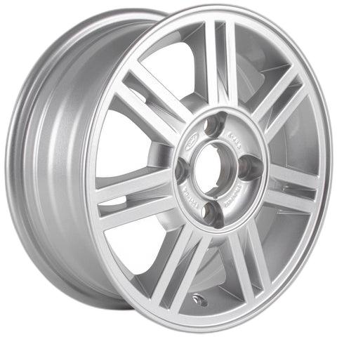 GENUINE FORD 1095707 FIESTA MK4 MK5 14" ALLOY WHEEL 7X2 SPOKE SILVER 5J 99-06