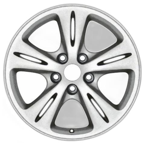 GENUINE FORD 1377737 x4 SET OF 4 GALAXY - S-MAX ALLOY WHEEL 16" 5-SPOKE DESIGN, SILVER, 2010 - 2015