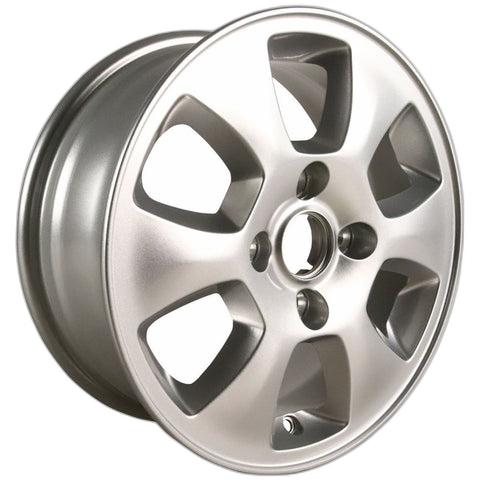 GENUINE FORD 1495692 FIESTA MK7 14" 6 SPOKE SILVER ALLOY WHEEL 5.5JX14 2008-