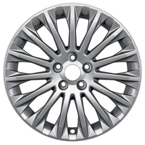 GENUINE FORD 1698637 x4 SET OF 4 FOCUS ST - FOCUS - C-MAX ALLOY WHEEL 17" 15-SPOKE DESIGN, SILVER, 2010 - 2021