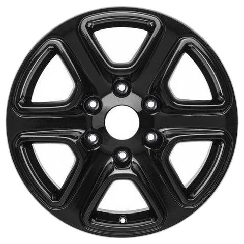 GENUINE FORD 1868060 x4 SET OF 4 RANGER ALLOY WHEEL 17" 6 X 2-SPOKE DESIGN, PANTHER BLACK 2012 - 01/2019