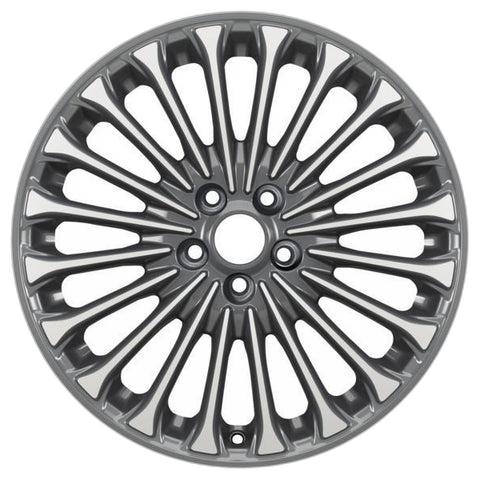 GENUINE FORD 1880384 x4 SET OF 4 MONDEO ALLOY WHEEL 18" 20-SPOKE DESIGN, SILVER, 2014 - 2021