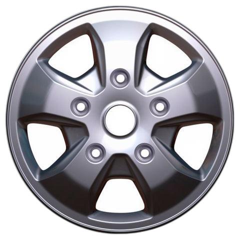 GENUINE FORD 1886435 x4 SET OF 4 TRANSIT CUSTOM - TOURNEO CUSTOM ALLOY WHEEL 16" 5-SPOKE DESIGN, SPARKLE SILVER, 2012 - 2018